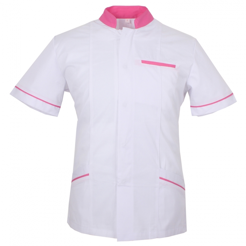 WORK CLOTHES LADY SHORT SLEEVES UNIFORM CLINIC HOSPITAL CLEANING VETERINARY SANITATION HOSTELRY - Ref.701