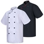 Pack 2 Units -CHEF JACKETS GENTLEMAN WITH REFORMED BUTTON - Ref.8421B