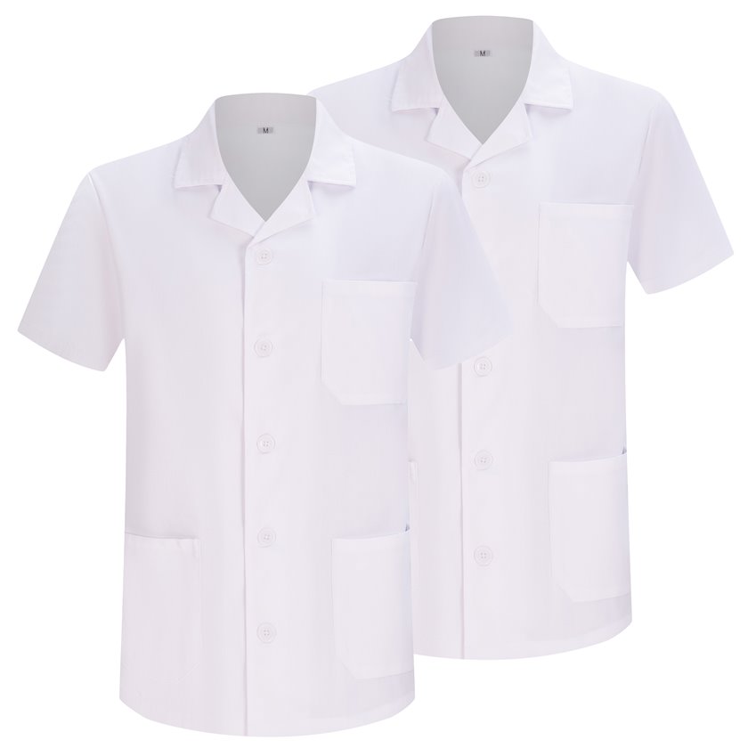 Pack 2 Units - LAB COAT UNISEX  - Medical Uniforms 8165