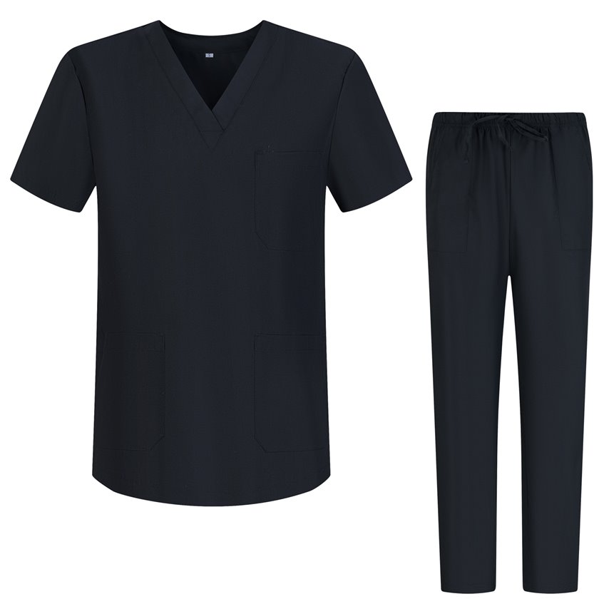 Uniforms Unisex Scrub Set – Medical Uniform with Scrub Top and Pants  - Ref.6801-6802