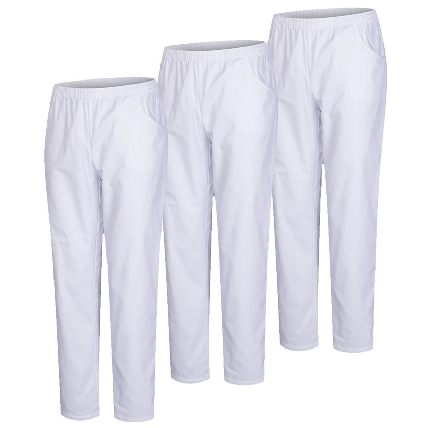 Set of 3 - UNIFORMS Medical Scrub Pants Unisex – Hospital Uniform Trousers - Ref.8312