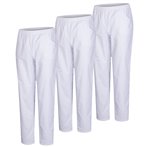 Set of 3 - UNIFORMS Medical Scrub Pants Unisex – Hospital Uniform Trousers - Ref.8312
