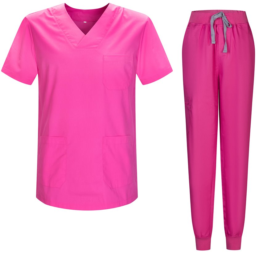 Uniforms Unisex Scrub Set – Medical Uniform with Scrub Top and Pants  - 817-8316